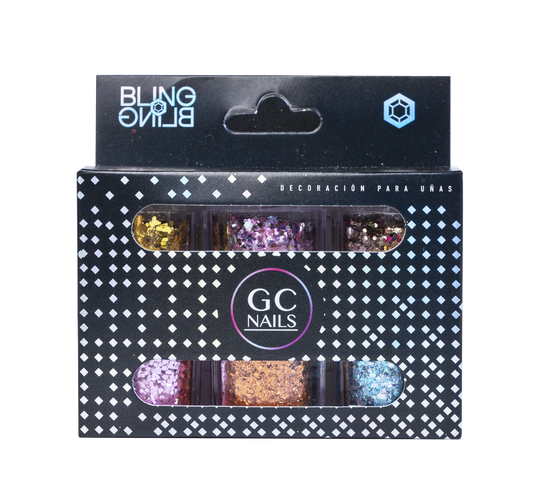 GC DECORACION BLING BLING #12 GLITTER KIRIN C/6PZ