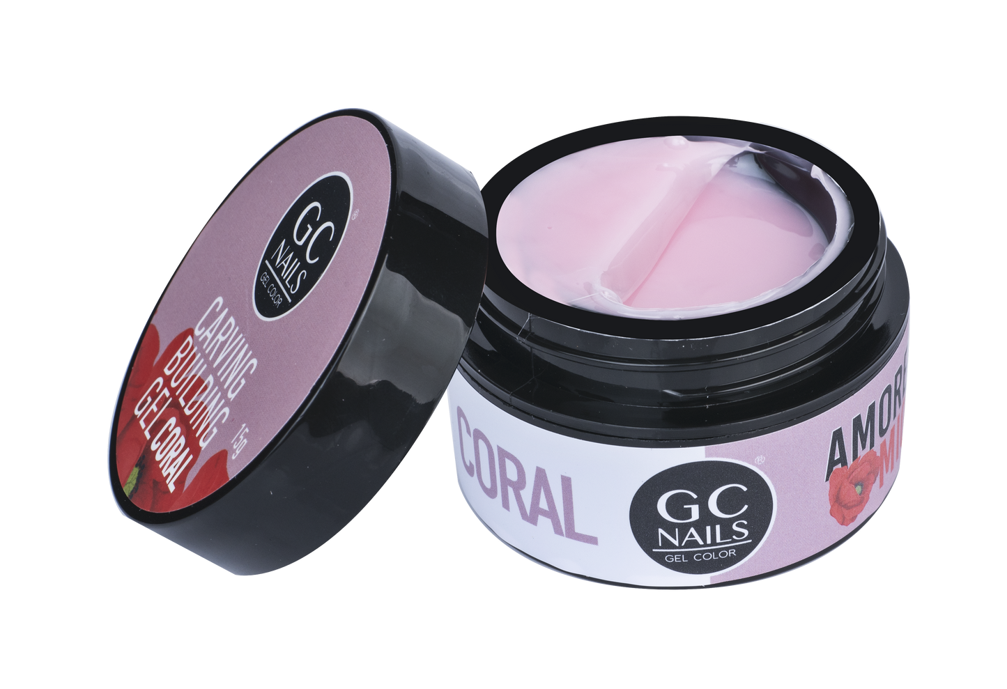 Amore Mio Carving Building Gel Coral