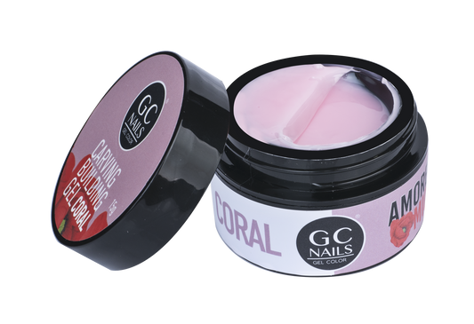 Amore Mio Carving Building Gel Coral