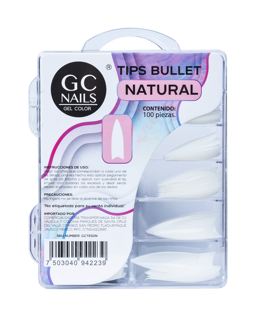 TIPS BULLET 100PCS E50 NATURAL